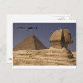 Carte Postale Sphinx de l'Egypte le Caire Gizeh (St.K) (Devant / Derrière)
