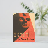 Carte Postale Sphinx d'Egypte vintage (Debout devant)