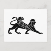 Carte Postale Sphinx, design de relief grec (Devant)
