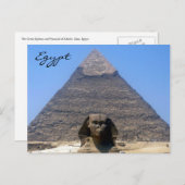 Carte Postale sphinx khafre (Devant / Derrière)