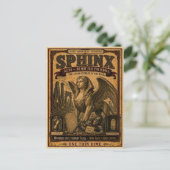 Carte Postale Sphinx, Monstre de Cirque Vintage (Debout devant)