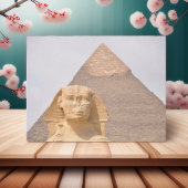 Carte Postale Sphinx Pyramides Égypte Antique Pharaon Khéops