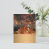 Carte Postale Sphynx antique dans l'espace (Debout devant)
