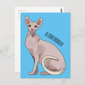 Carte Postale Sphynx cat (Devant / Derrière)