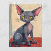 Carte Postale Sphynx Cat | Hairless Cat Pet Watercolor (Devant)