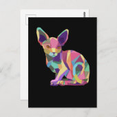 Carte Postale Sphynx Cat Toxits For Women And Men Sphynx Cat (Devant / Derrière)