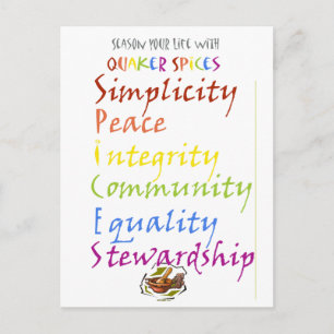 Carte Postale Spices de Quaker