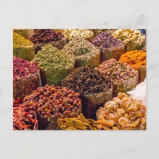 Carte Postale Spices of the middle east (Devant)