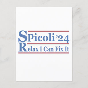 Carte Postale Spicoli 24 Relax I Can Fix It Funny Election 2024