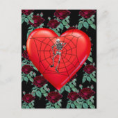 Carte Postale Spider Heart (Devant)