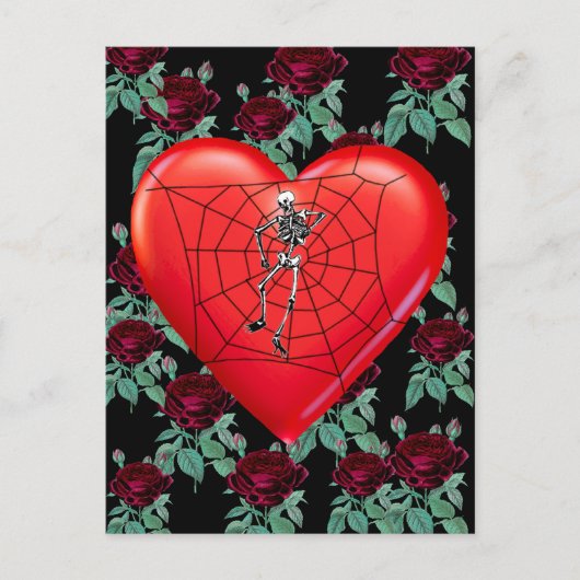 Carte Postale Spider Heart (Devant)