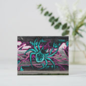 Carte Postale Spider Turquoise (Debout devant)