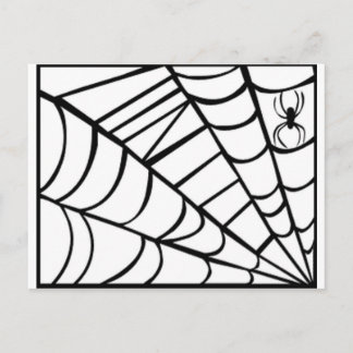 Carte Postale Spider Web