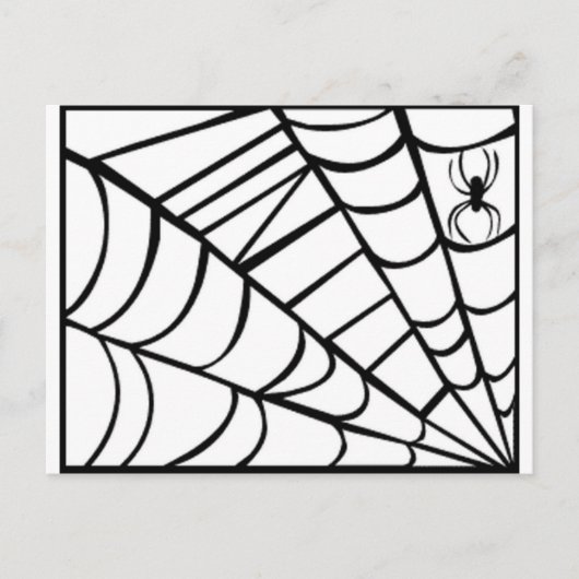 Carte Postale Spider Web (Devant)