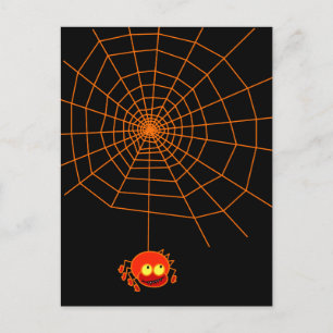 Carte postale Spider Web Halloween