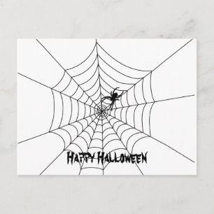 Carte postale Spider Web Halloween