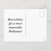 Carte postale Spiderweb (gris foncé et blanc) (Dos)