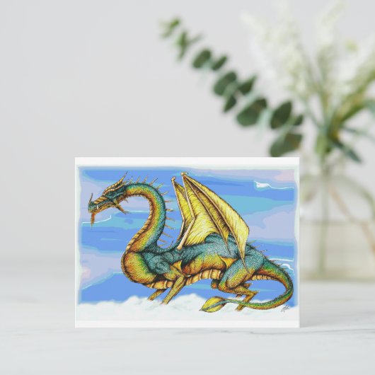 Carte Postale Spike the Cloud Walker (Debout devant)