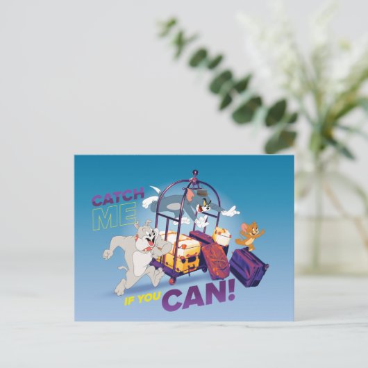 Carte Postale Spike, Tom & Jerry - Catch Me If You Can (Debout devant)