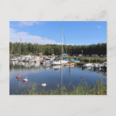 Carte Postale Spiken Harbour View, Kallandso, Suède (Devant)