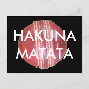 Carte Postale Spin Master's Sphere : Une balle de cricket à gauc