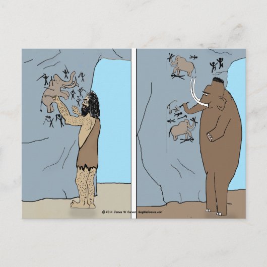 Carte postale "Spin préhistorique" (Devant)