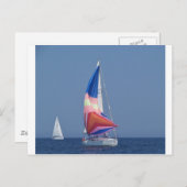 Carte Postale Spinnaker multicolore (Devant / Derrière)
