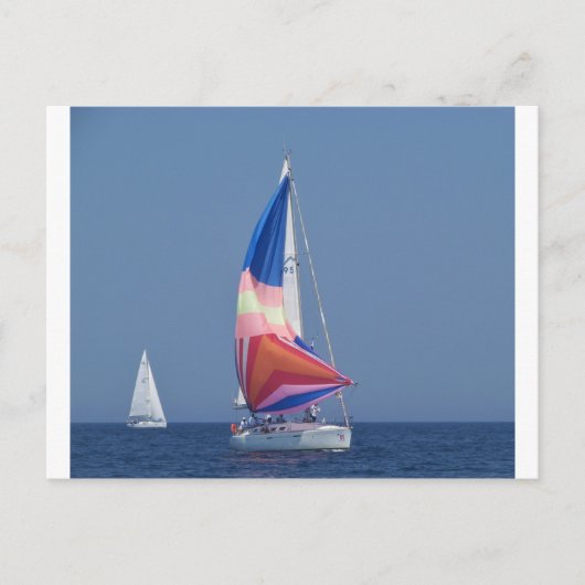 Carte Postale Spinnaker multicolore (Devant)