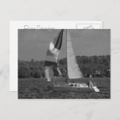 Carte Postale Spinnaker volant (Devant / Derrière)