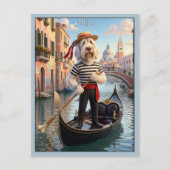 Carte Postale Spinone Italien Venise (Devant)