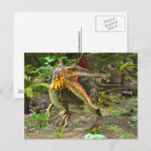 Carte Postale Spinosaure dinosaure (Devant / Derrière)