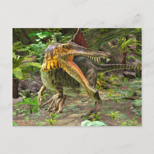 Carte Postale Spinosaure dinosaure (Devant)