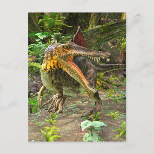 Carte Postale Spinosaure dinosaure (Devant)
