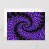 Carte Postale Spiral-fractal (Devant / Derrière)