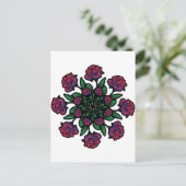 Carte Postale Spiral rose (Debout devant)
