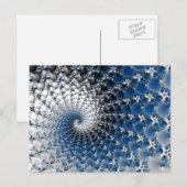 Carte Postale Spirale bleue (Devant / Derrière)