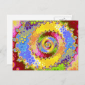 Carte Postale Spirale Colorama (Devant / Derrière)