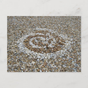 Carte Postale Spirale de galets