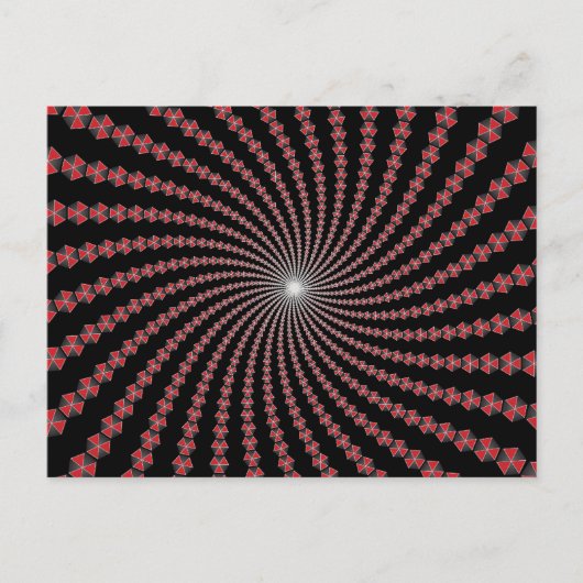 Carte Postale Spirale des trains : Art vectoriel : (Devant)