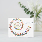 Carte Postale spirale du sourire (Debout devant)