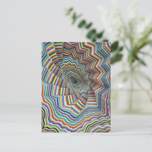 Carte Postale Spirale hypnotique (Debout devant)