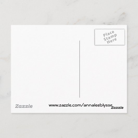 Carte Postale Spirale pourpre (Dos)