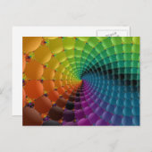 Carte Postale spirale rétro (Devant / Derrière)