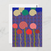 Carte Postale spirales (Devant / Derrière)