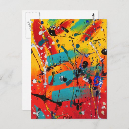 Carte Postale Spirales (Devant / Derrière)