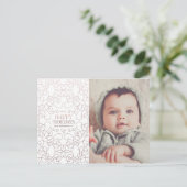 Carte Postale Spirales Exquises dans la Fête de Noël en Bronze (Debout devant)