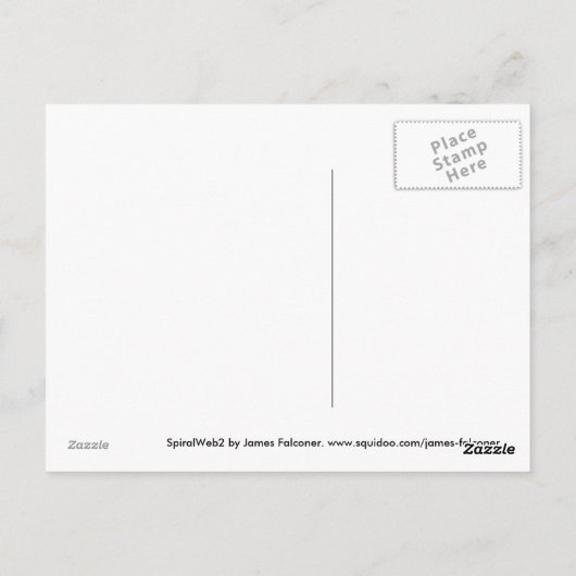 Carte Postale SpiralWeb2 (Dos)