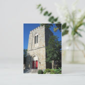 Carte Postale Spire de l'église (Debout devant)