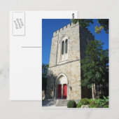 Carte Postale Spire de l'église (Devant / Derrière)