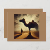 Carte Postale Spirit Animal Camel 2 (Devant / Derrière)